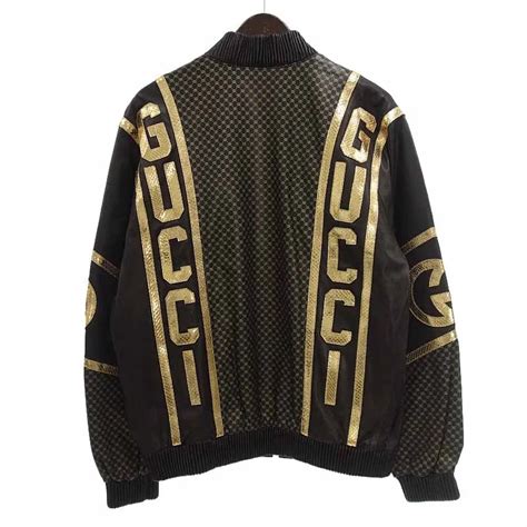 chaqueta de cuero gucci|Chaquetas de cuero Gucci para mujer .